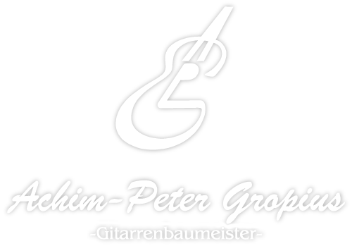 Achim Peter Gropius, Gitarrenbaumeister